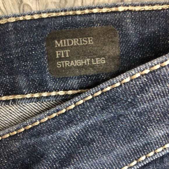 Lee Platinum Label Women’s Size 14 Embroidered Straight Leg Denim Jeans - Picture 5 of 10